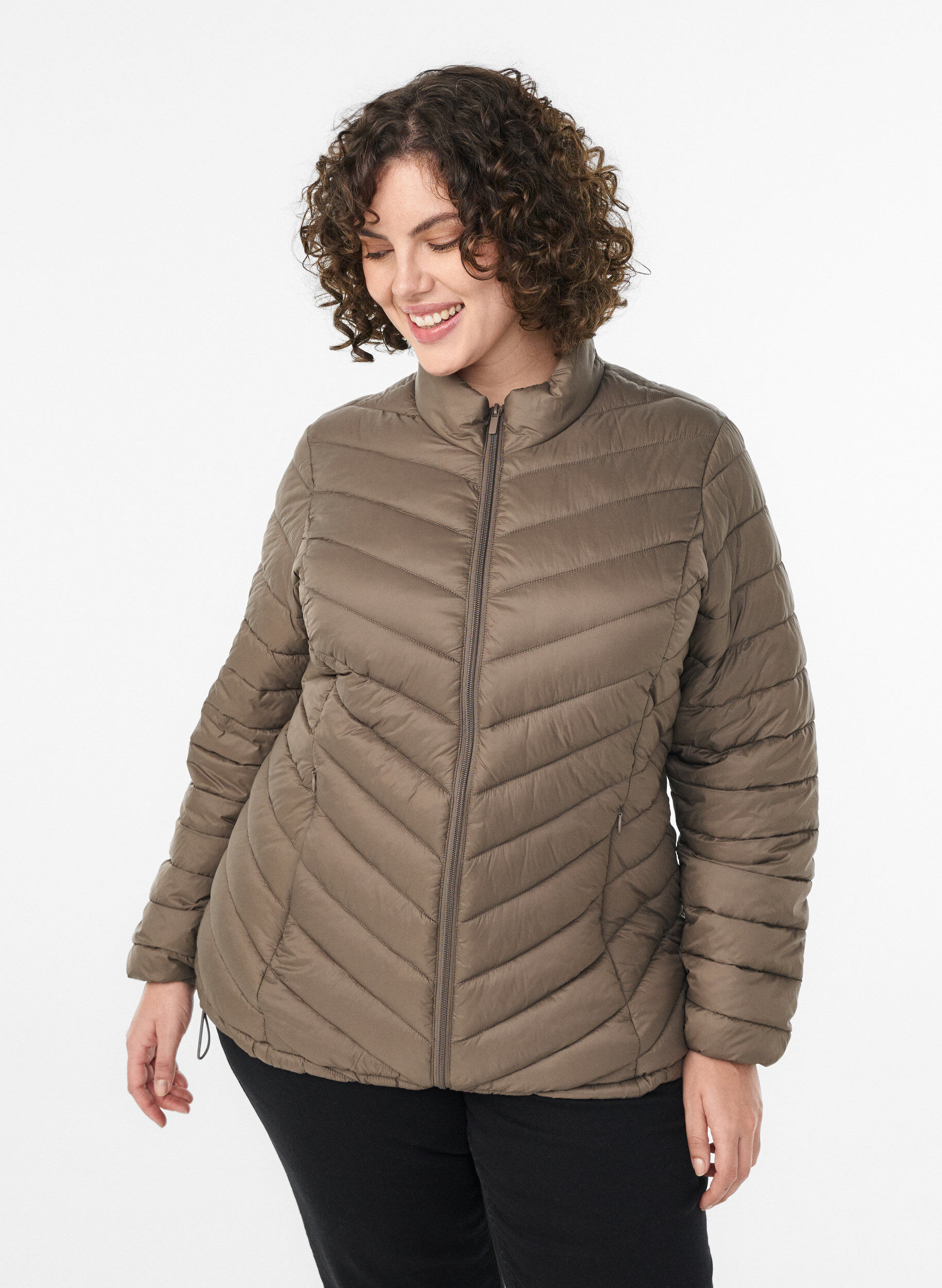ZizziVeste l&eacute;g&egrave;re avec poches, Marron, Model image number 0