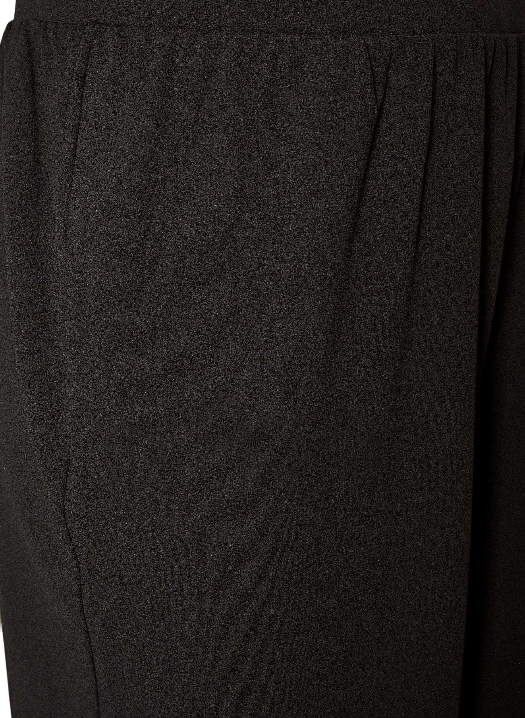 ZizziPantalon ballon &agrave; taille haute en jersey, Noir, Packshot image number 2