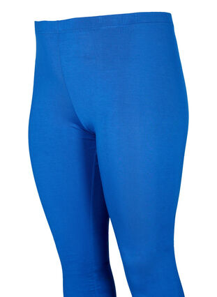 Basic legging in viscose, Monaco Blue, Packshot image number 2