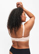 Soutien-gorge moulé avec maille, Beige, Model image number 2