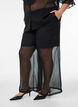 Losse chiffonbroek met stippen, Zwart, Model image number 2