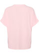 Luchtige blouse met korte mouwen, Roze, Packshot image number 1