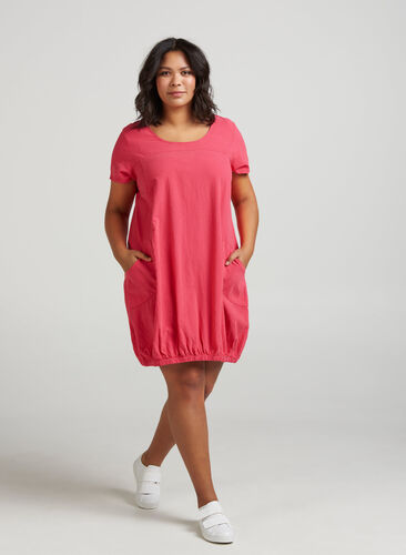 Comfortabele jurk, Raspberry wine, Model image number 0