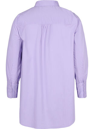 Chemise à manches longues avec larges poignets, Lavender, Packshot image number 1