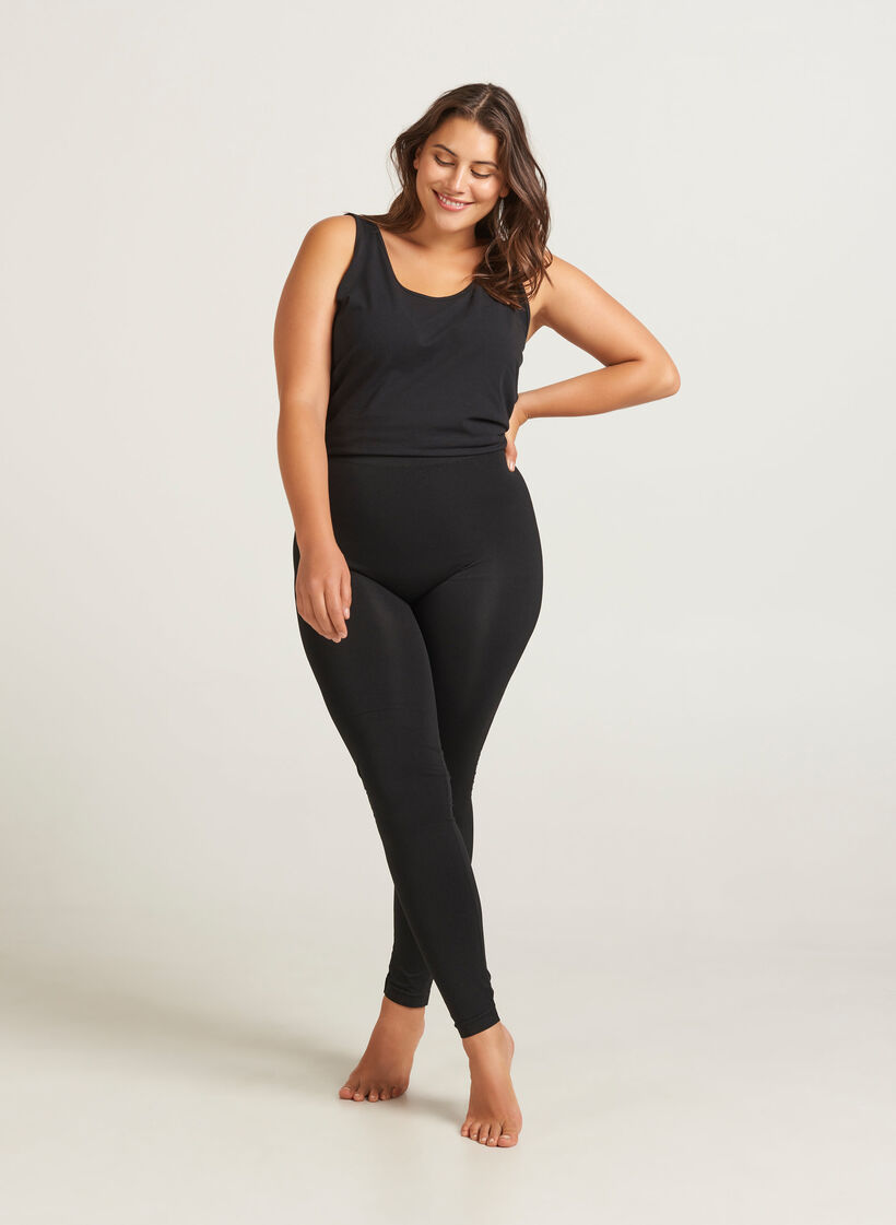 Legging sans coutures, Black, Model image number 0
