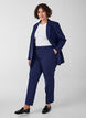 Broek met zakken en rechte pijpen, Blauw, Model image number 0
