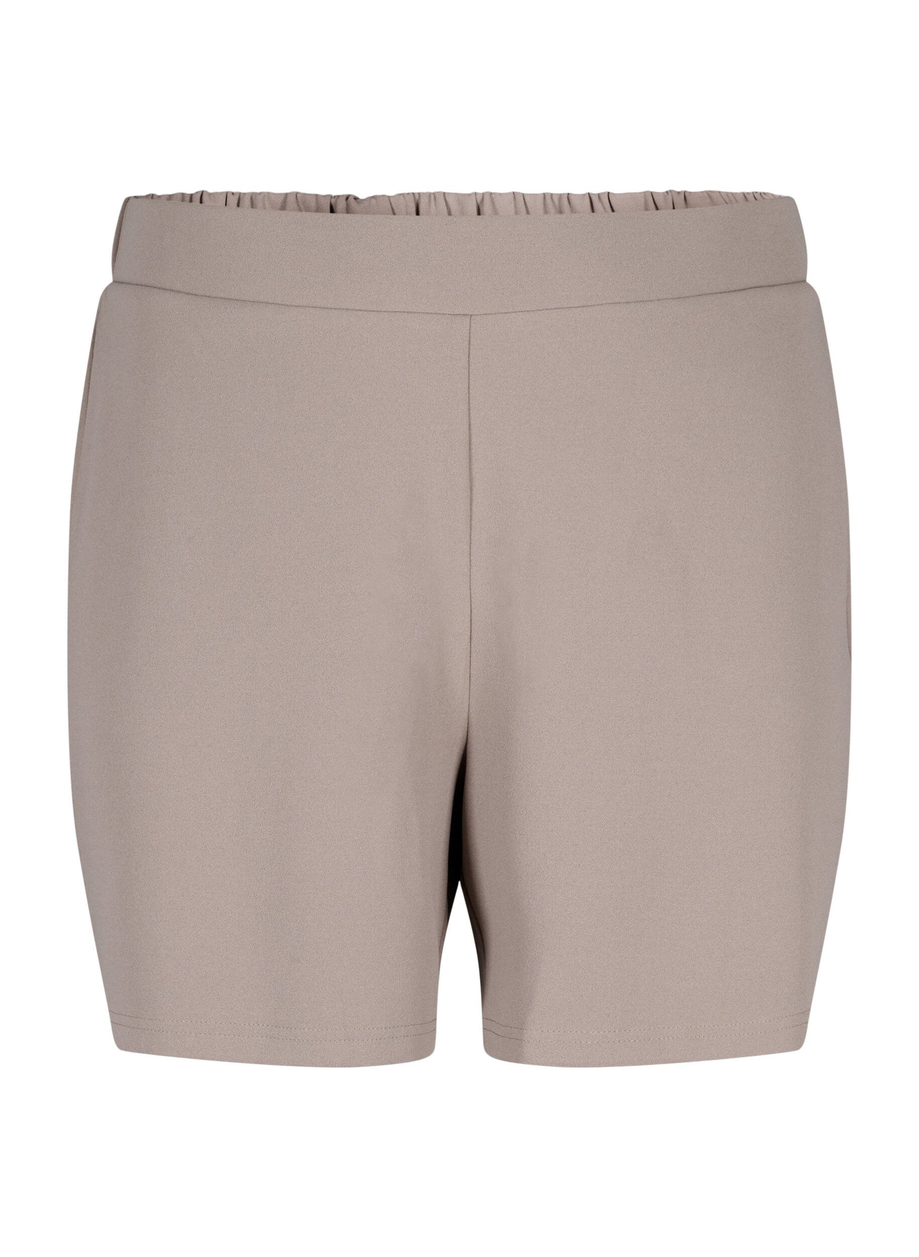 ZizziFLASH - Korte broek met losse pasvorm en zakken, Beige, Packshot image number 0