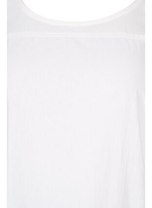 Robe en coton à manches courtes, Bright White, Packshot image number 2
