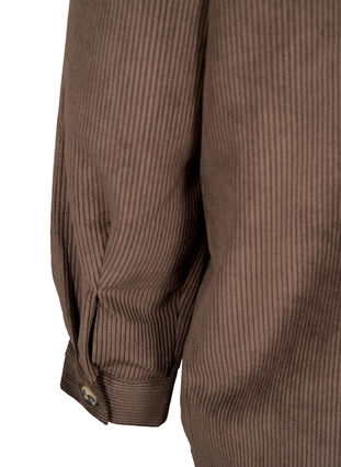 Chemise en velours à manches longues avec poches sur la poitrine, Java, Packshot image number 3