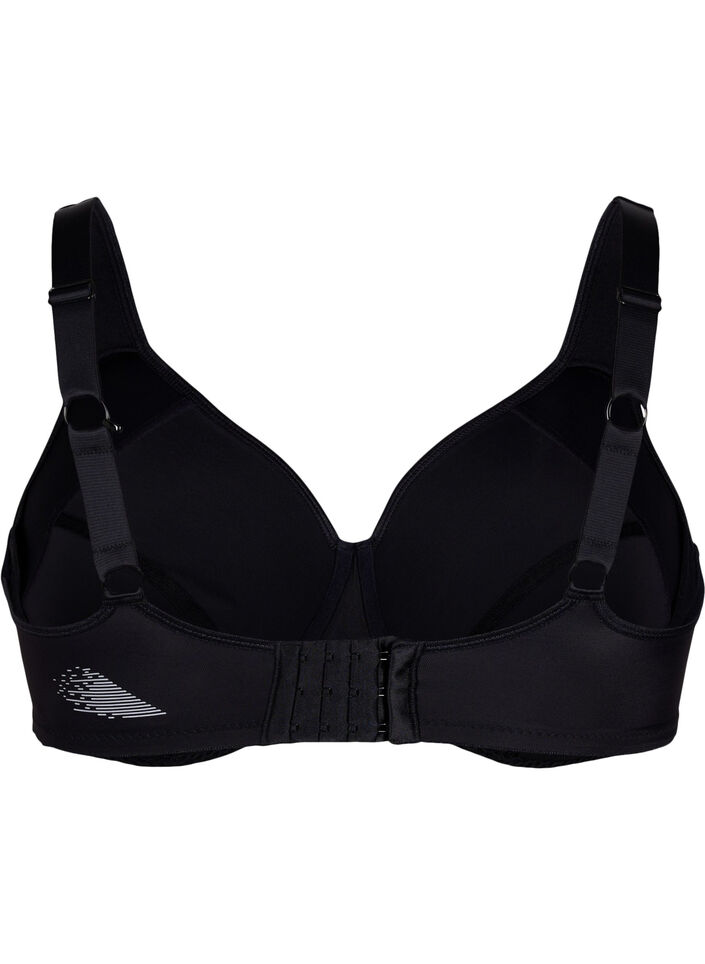 CORE, HIGH SUPPORT WIRE BRA - Soutien-gorge de sport avec armature, Noir, Packshot image number 1