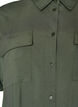 Robe chemise longue avec manches courtes, Vert, Packshot image number 2