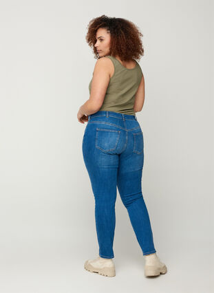Extra slim fit Sanna jeans, Blue denim, Model image number 1