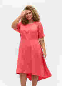 Midi-jurk met korte kanten mouwen, Dubarry, Model