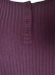 Nachtjapon in viscose jersey met een geribde textuur, Paars, Packshot image number 2