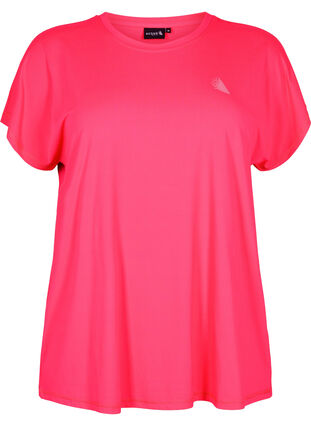 Trainings T-shirt met korte mouwen, Neon Diva Pink, Packshot image number 0