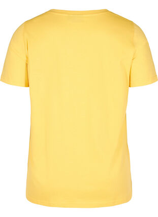 T-shirt met korte mouwen en print, Mimosa, Packshot image number 1
