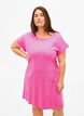 Robe en coton à manches courtes 2-pack, Shocking Pink/Black, Model image number 0