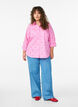 Wide-leg jeans met hoge taille, Blauw, Model image number 0