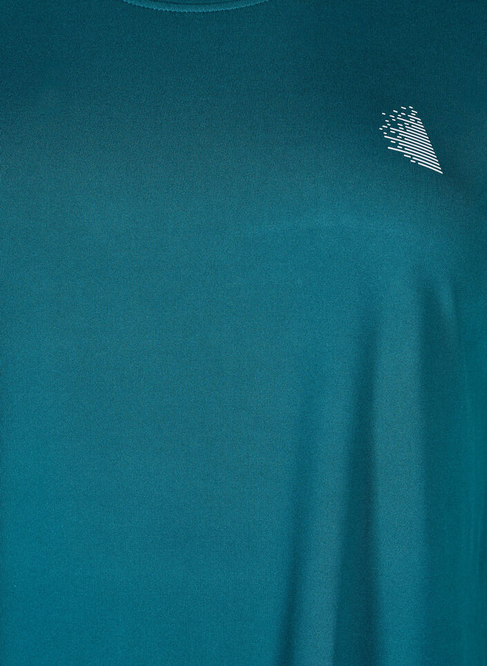 Lang workout T-shirt, Groen, Packshot image number 2