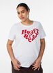 T-shirt imprim&eacute;, Blanc, Model image number 0