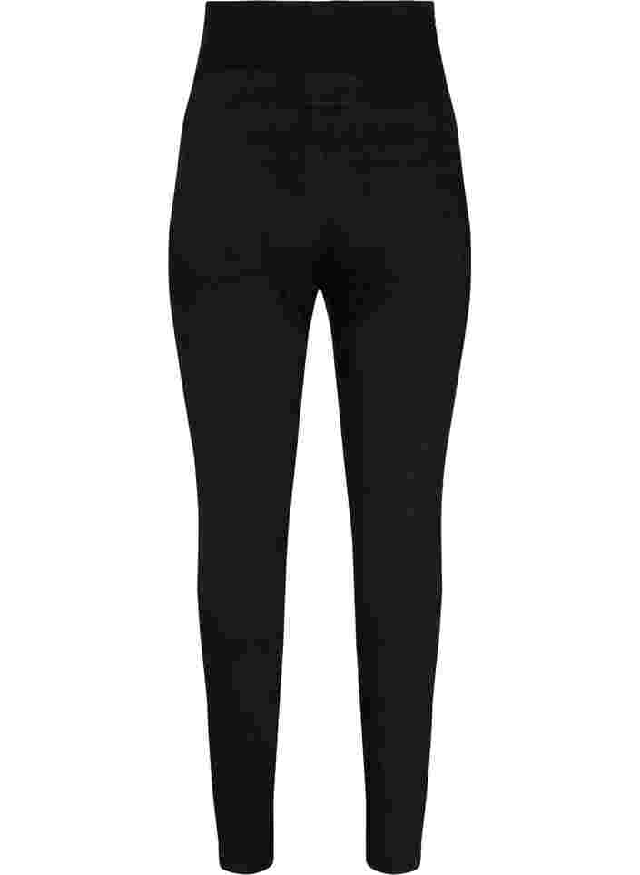 Pantalon de grossesse en coton mélangé, Black, Packshot image number 1