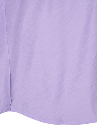 Chemisier à manches courtes en viscose, Violet Tulip, Packshot image number 3