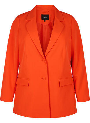 Klassieke blazer met knoopsluiting, Orange.com, Packshot image number 0