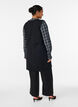 Robe courte en maille sans manches, Noir, Model image number 2