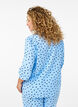 Shirtblouse met 3/4 mouwen, Blauw, Model image number 2