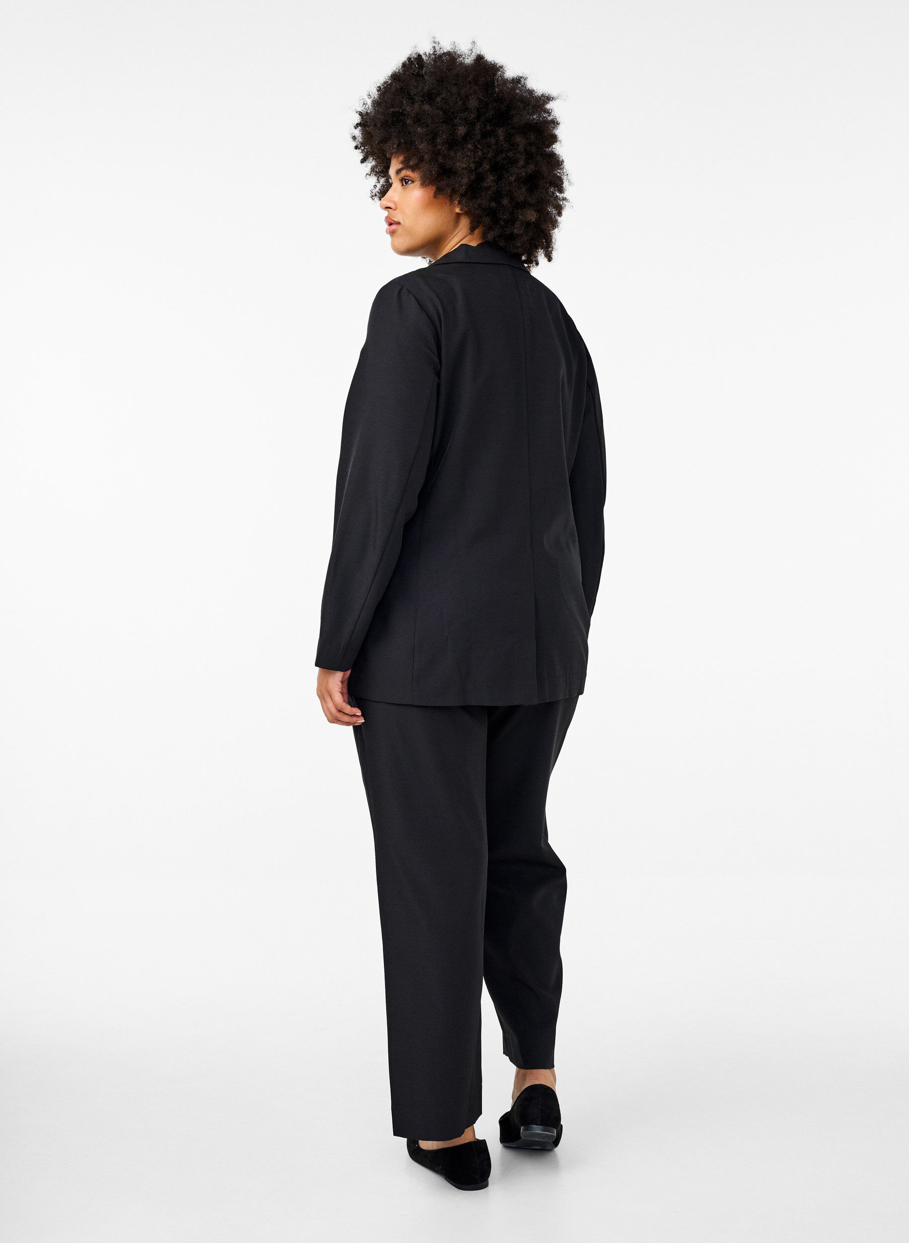 ZizziFLASH - Losse broek met zakken, Black, Model image number 1