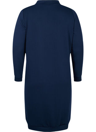 Robe pull de couleur unie , Navy Blazer, Packshot image number 1