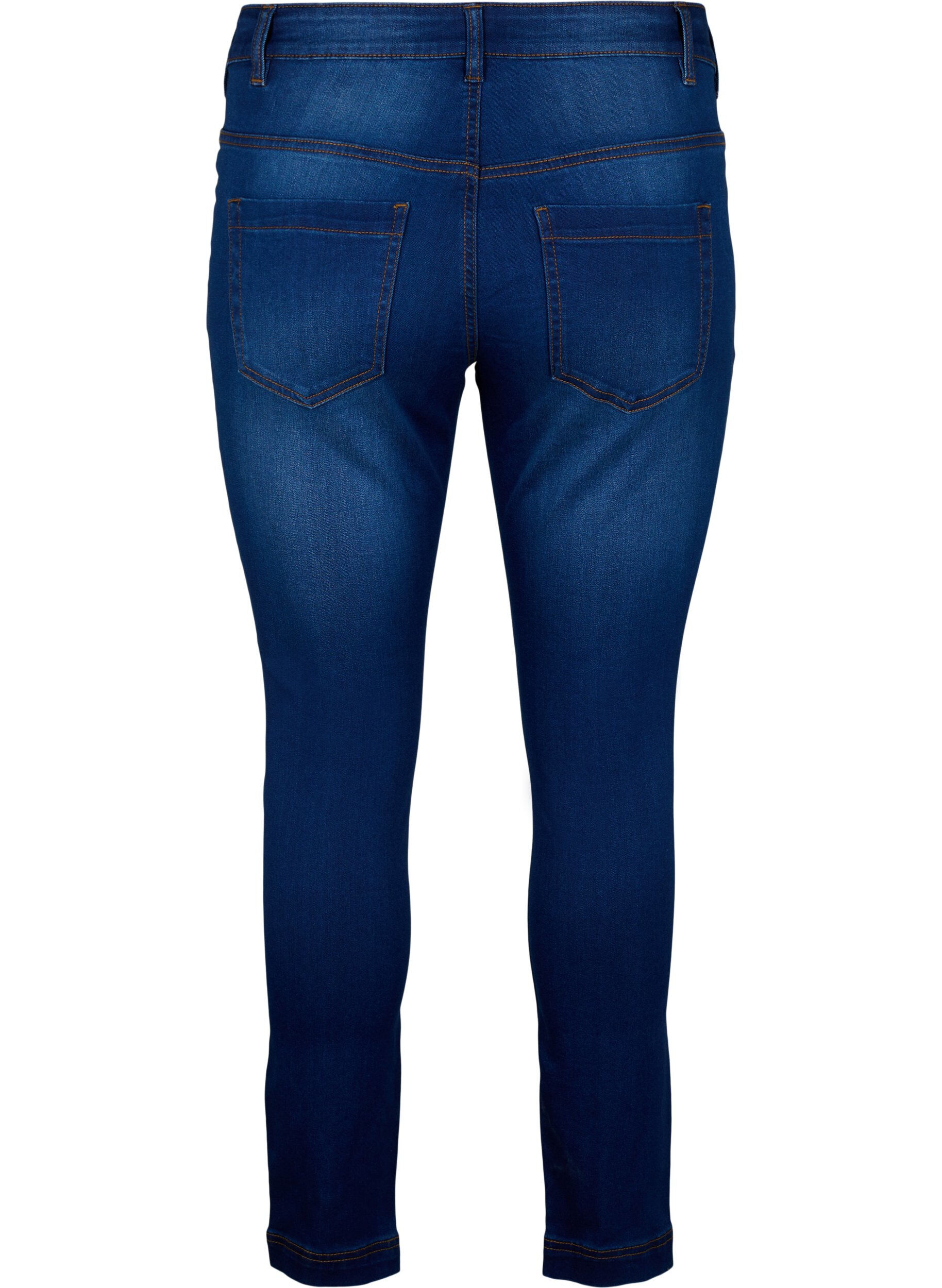 ZizziViona jeans met normale taille, Blauw, Packshot image number 1