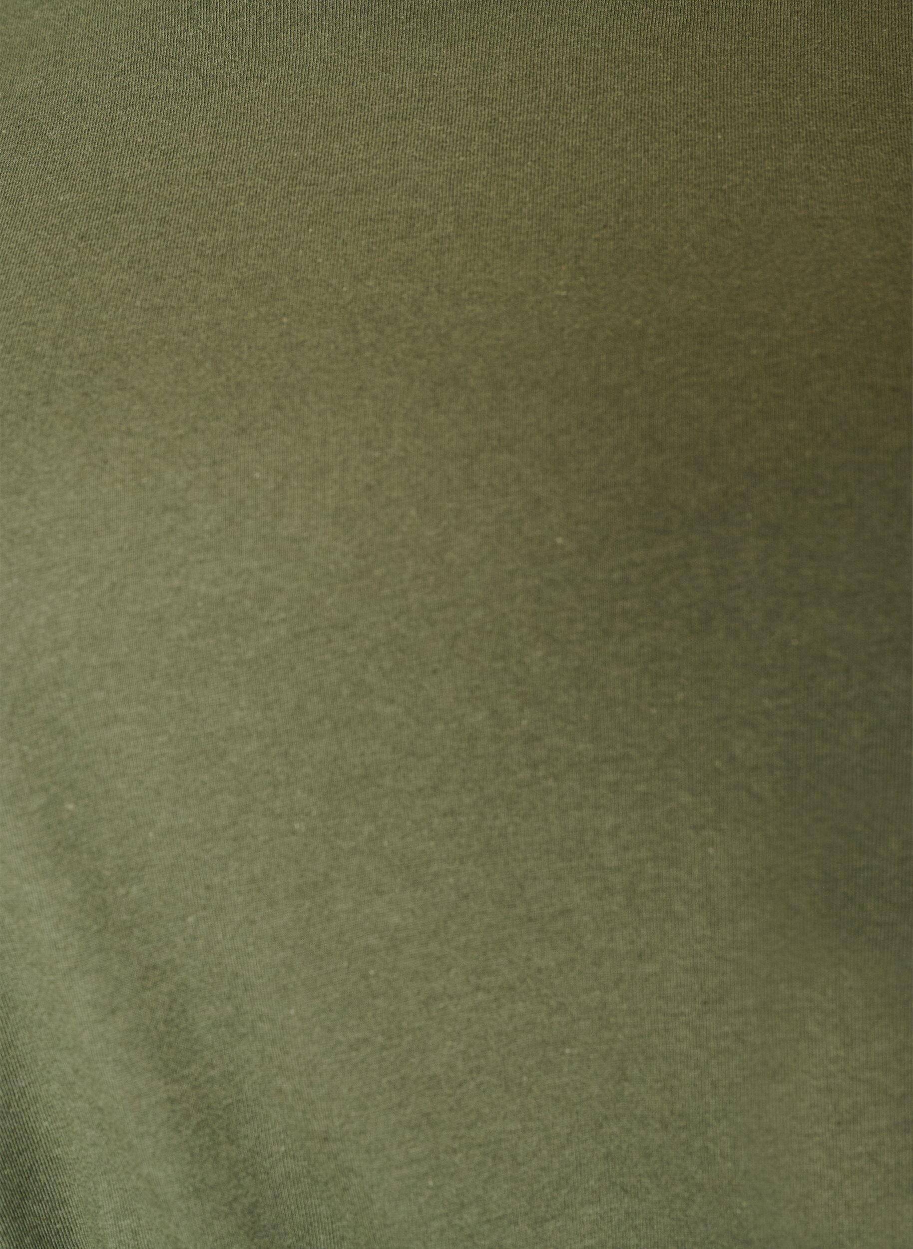 ZizziRobe en coton avec manches en broderie anglaise et ceinture &agrave; nouer, Vert, Packshot image number 2
