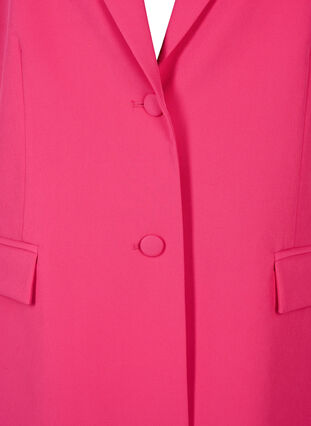 Klassieke blazer met knoopsluiting, Pink Yarrow, Packshot image number 2