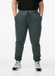 Pantalon de surv&ecirc;tement ample avec poches, Vert fonc&eacute;, Model image number 2