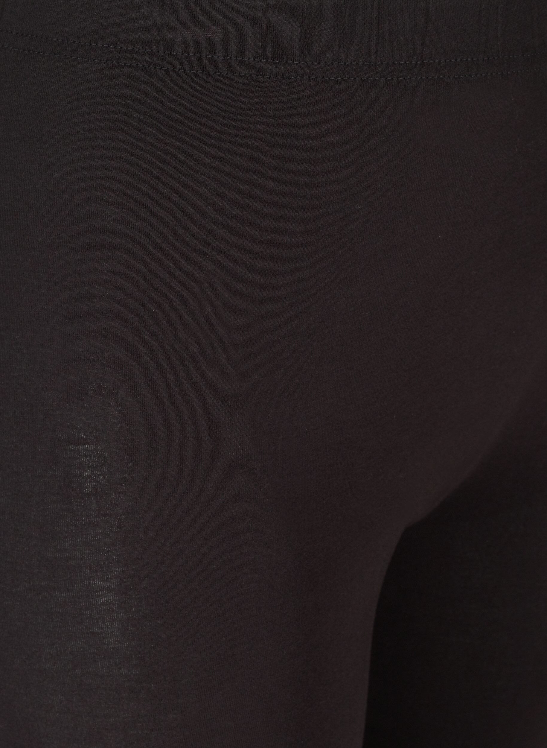 ZizziLegging in viscosemix met decoratieve steentjes, Black, Packshot image number 2