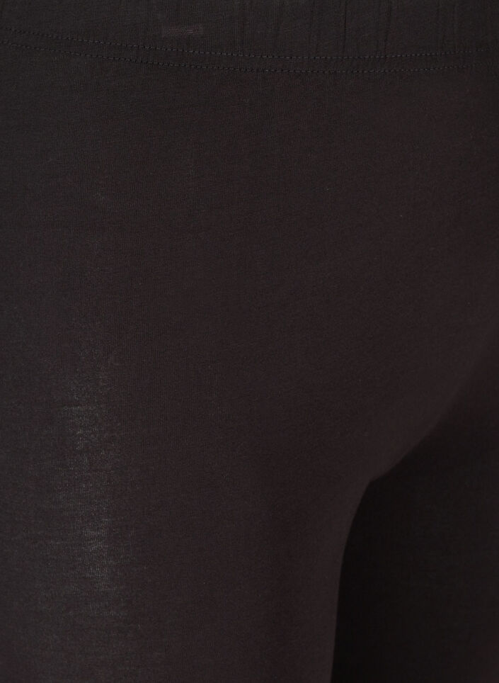 Legging in viscosemix met decoratieve steentjes, Black, Packshot image number 2