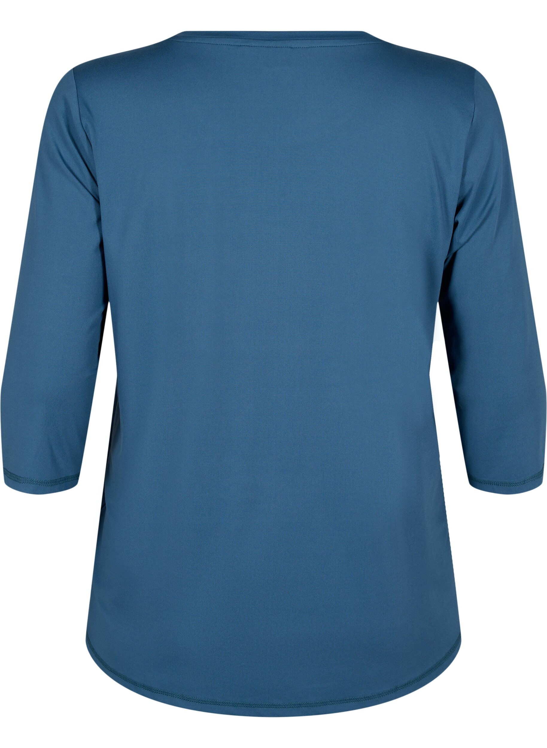 ZizziTraining blouse met 3/4 mouwen, Blauw, Packshot image number 1