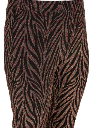 Pantalon à motifs avec paillettes, Black Lurex AOP, Packshot image number 2