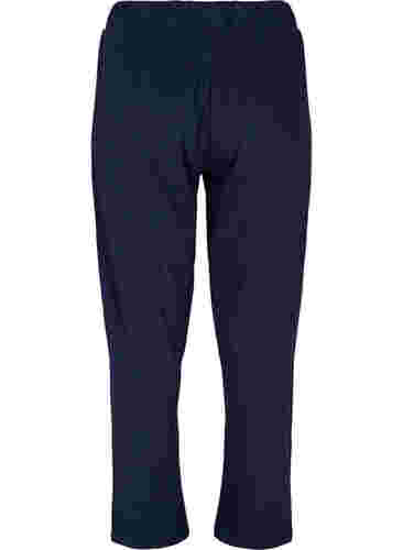 Pantalon de pyjama en coton avec motif, Navy Blazer, Packshot image number 1