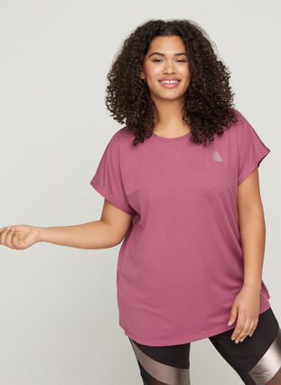 T-shirt basique, Grape Nectar , Model image number 0