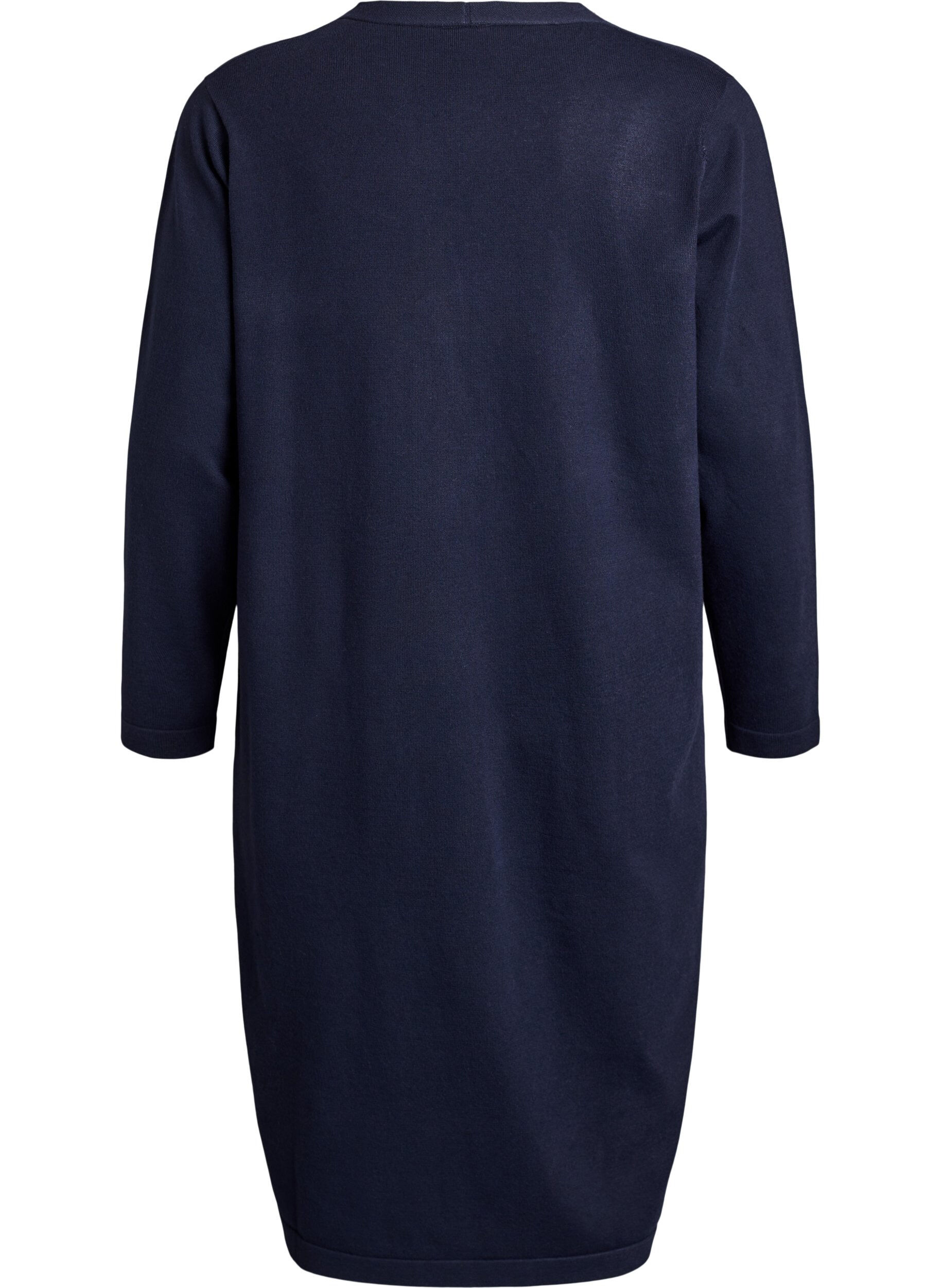 ZizziLang, open vest met zakken, Blauw, Packshot image number 1