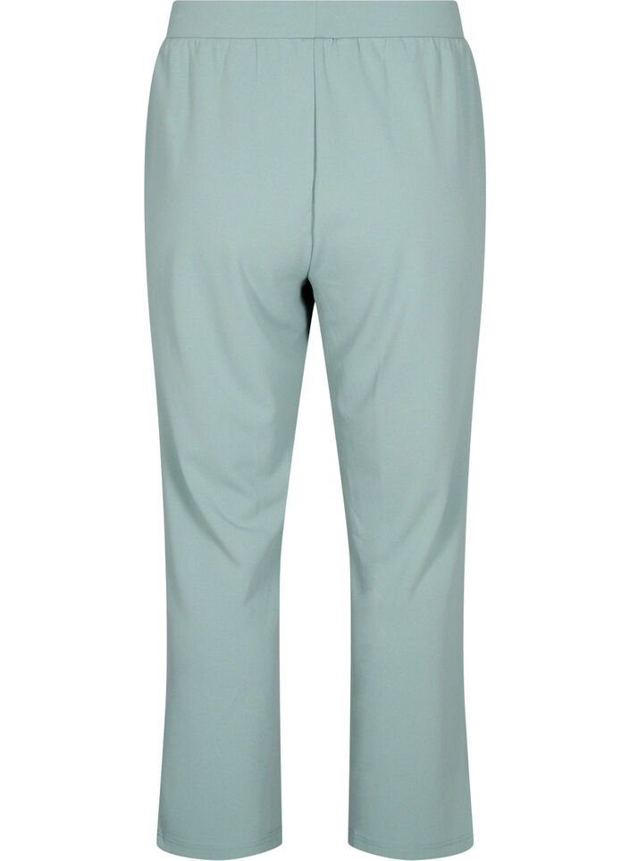 Broek met rechte pasvorm, Groen, Packshot image number 1
