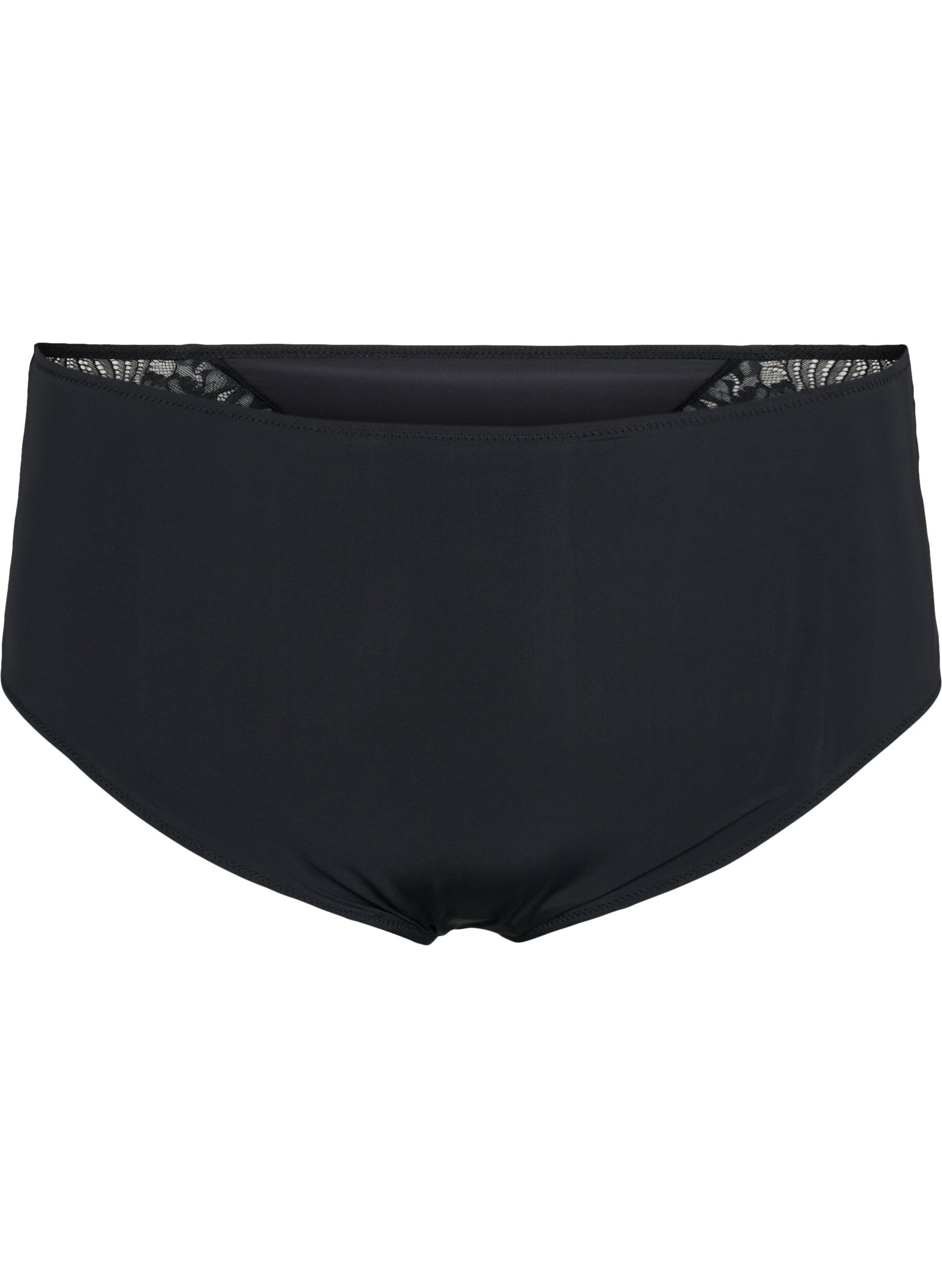 ZizziSupport the breasts - slipje met kant, Black, Packshot image number 0