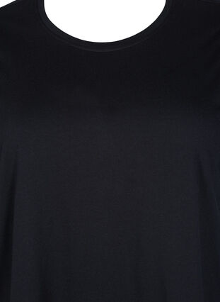 FLASH - 2-pack t-shirts à col rond, Black/Black, Packshot image number 3