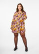 Tuniek met lange mouwen en bloemenprint, Purple Flower, Model image number 2