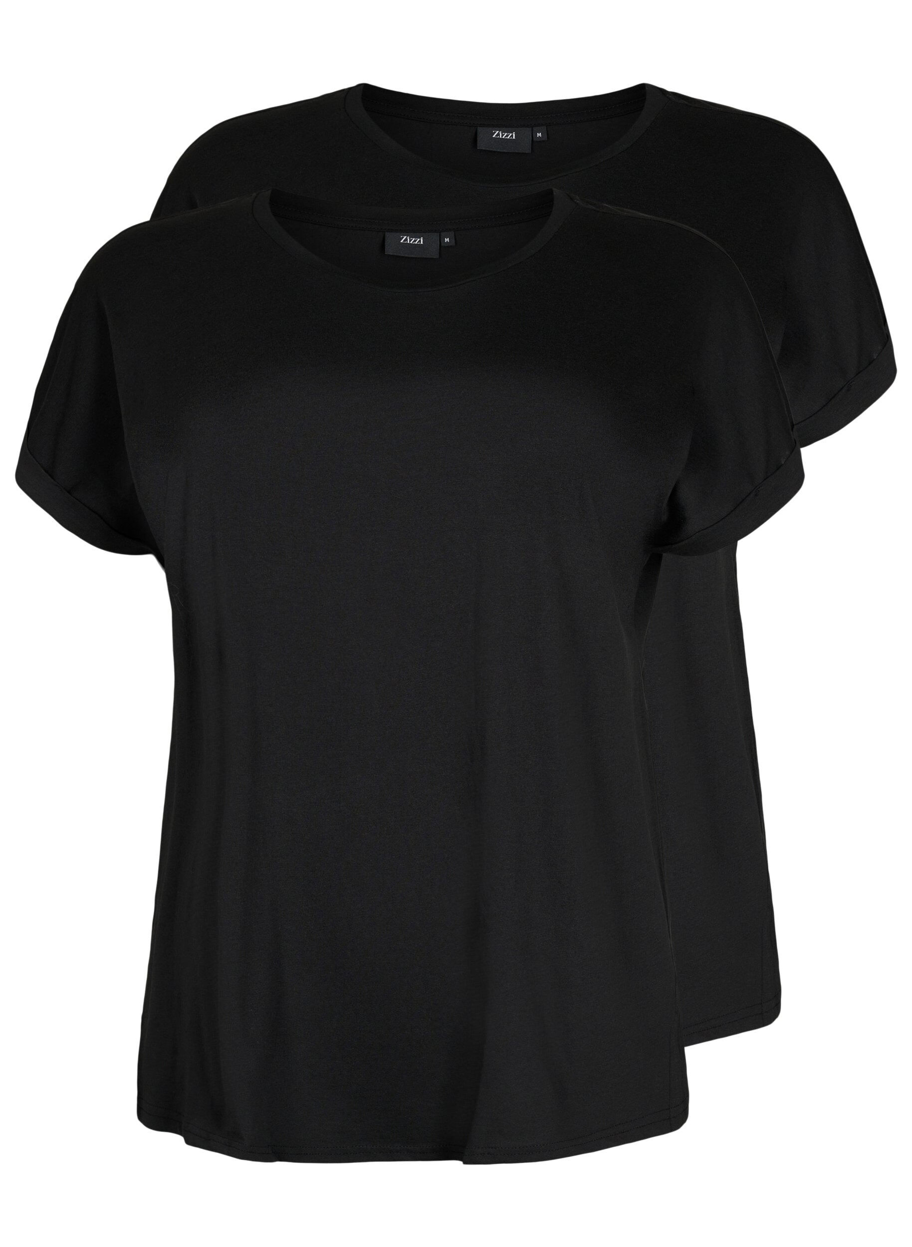 2 packs de t-shirts &agrave; manches courtes