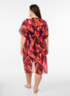 Strand kimono met print, Rood, Model image number 2