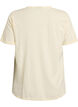 T-shirt met print, Geel, Packshot image number 1