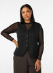 Gilet met knoopsluiting, Zwart, Model image number 0